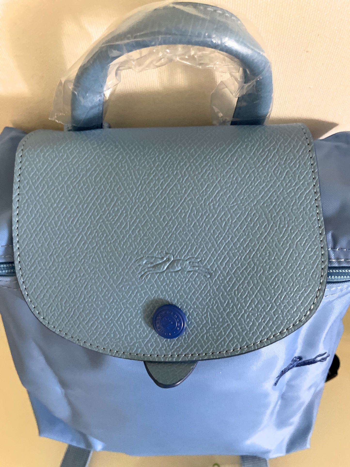 LONGCHAMP Le Pliage Club Nylon Travel Backpack Blue