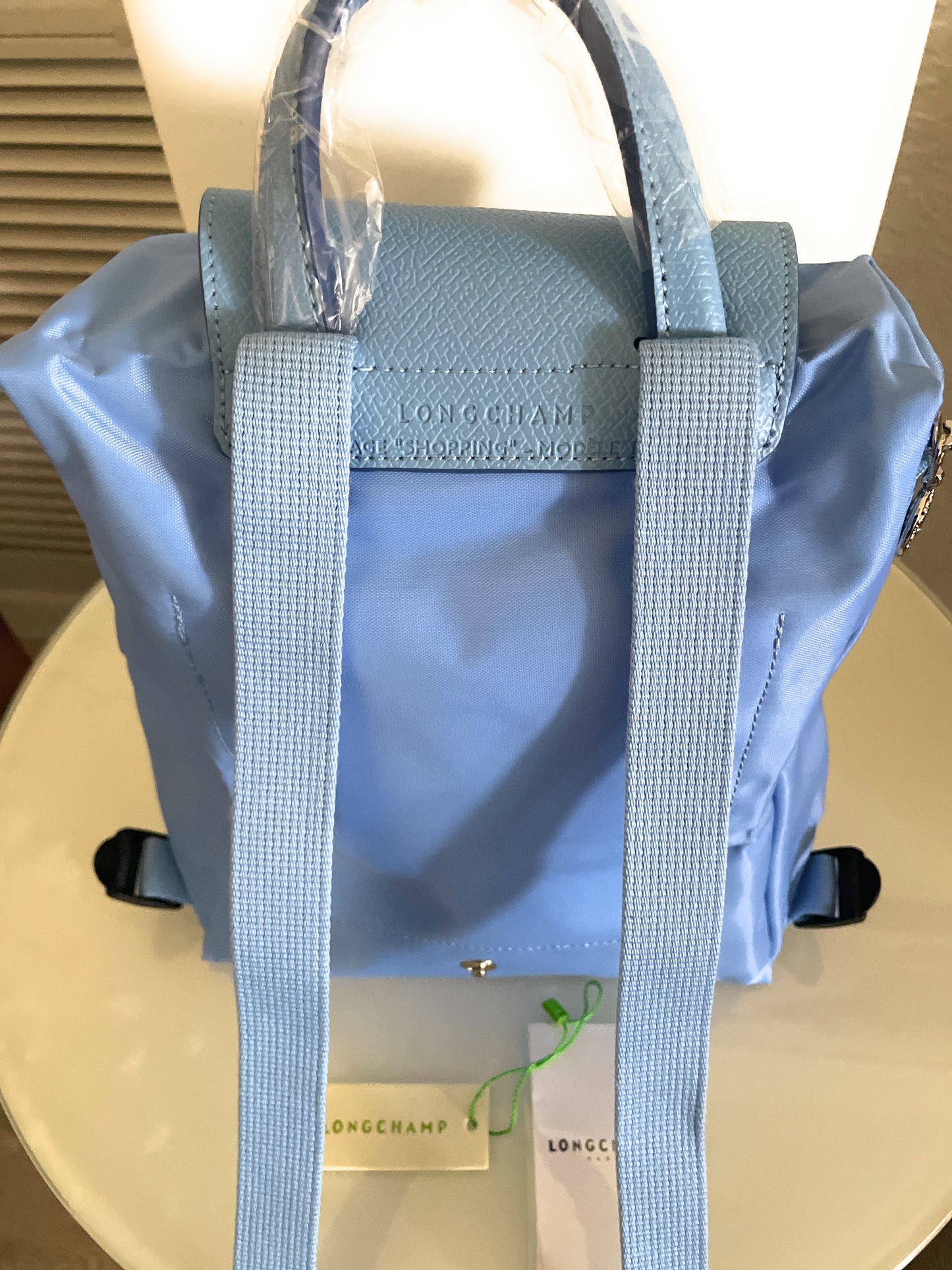 LONGCHAMP Le Pliage Club Nylon Travel Backpack Blue