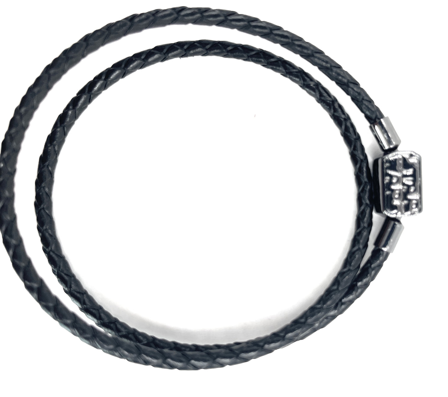 PANDORA Star Wars Bracelet Double Braided Leather Black