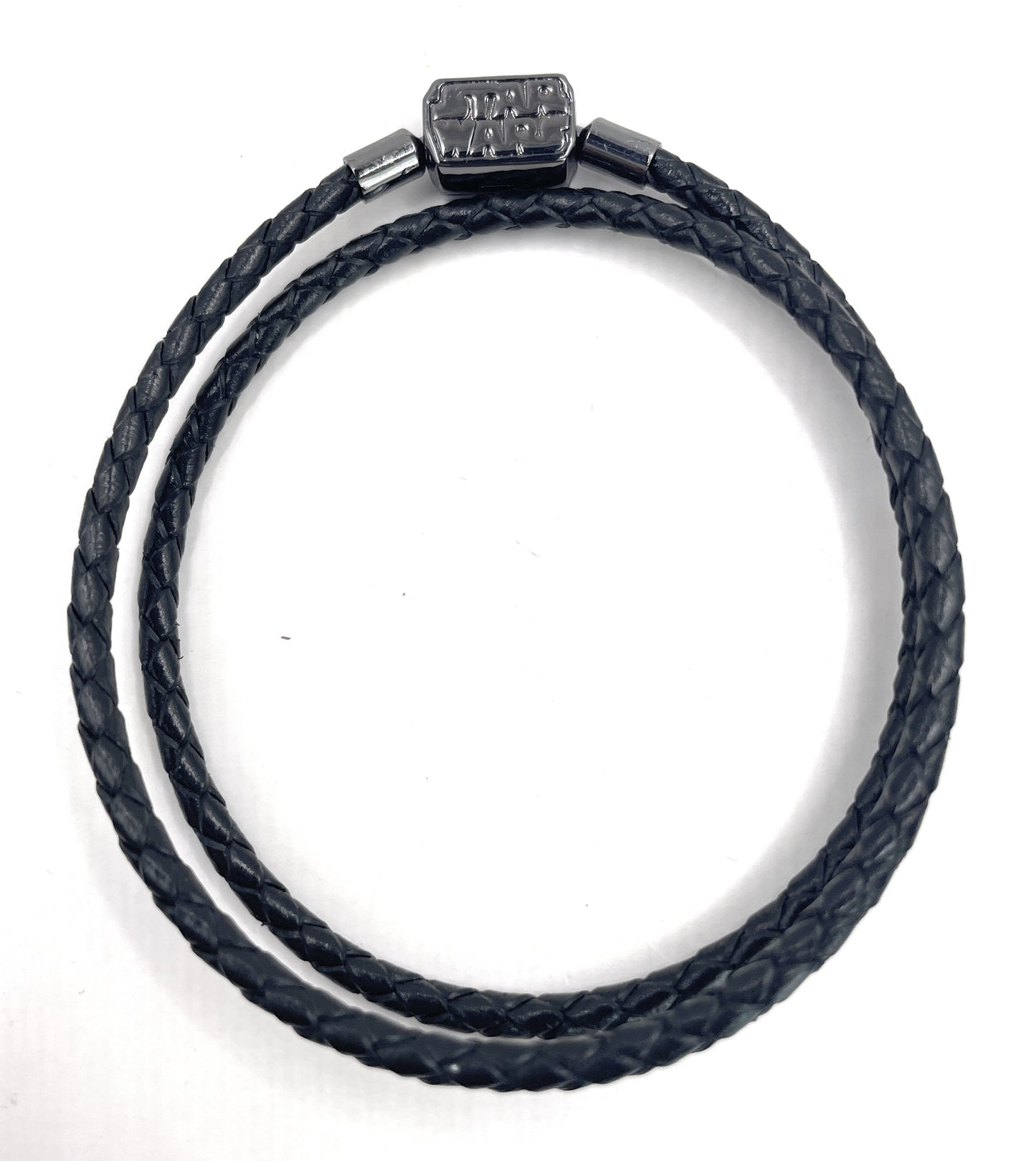 PANDORA Star Wars Bracelet Double Braided Leather Black