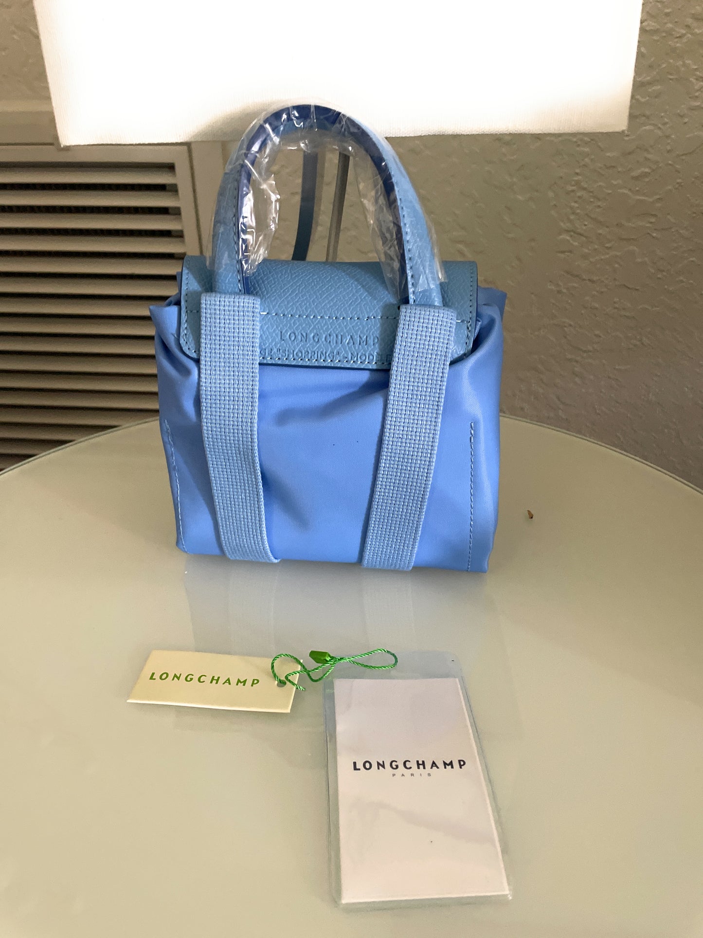 LONGCHAMP Le Pliage Club Nylon Travel Backpack Blue