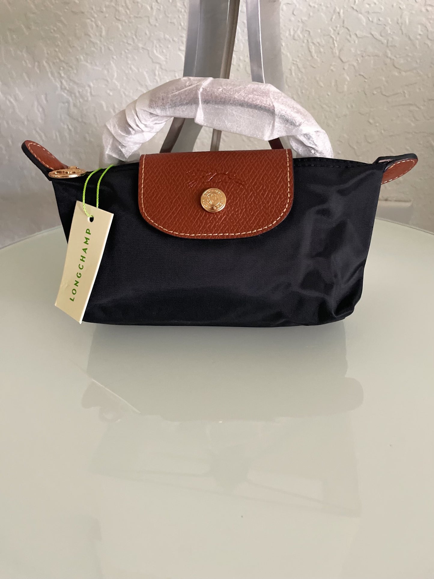 Longchamp Tote Crossbody Bag Black Xs Mini