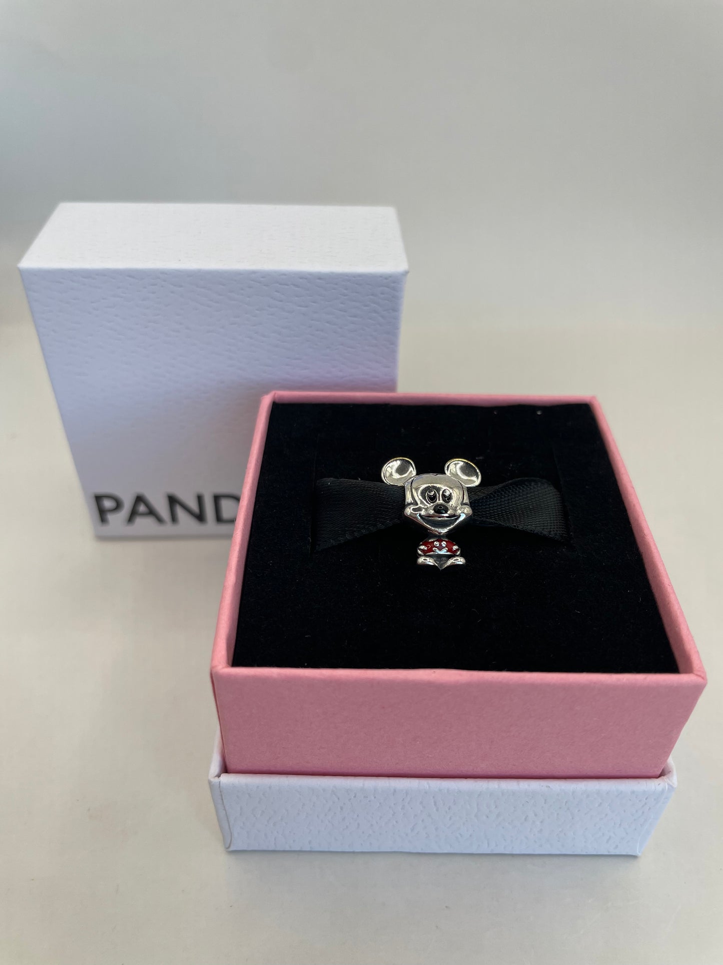 Pandora Charm, Disney Mickey Mouse Red Trousers Sterling Silver 925 ALE