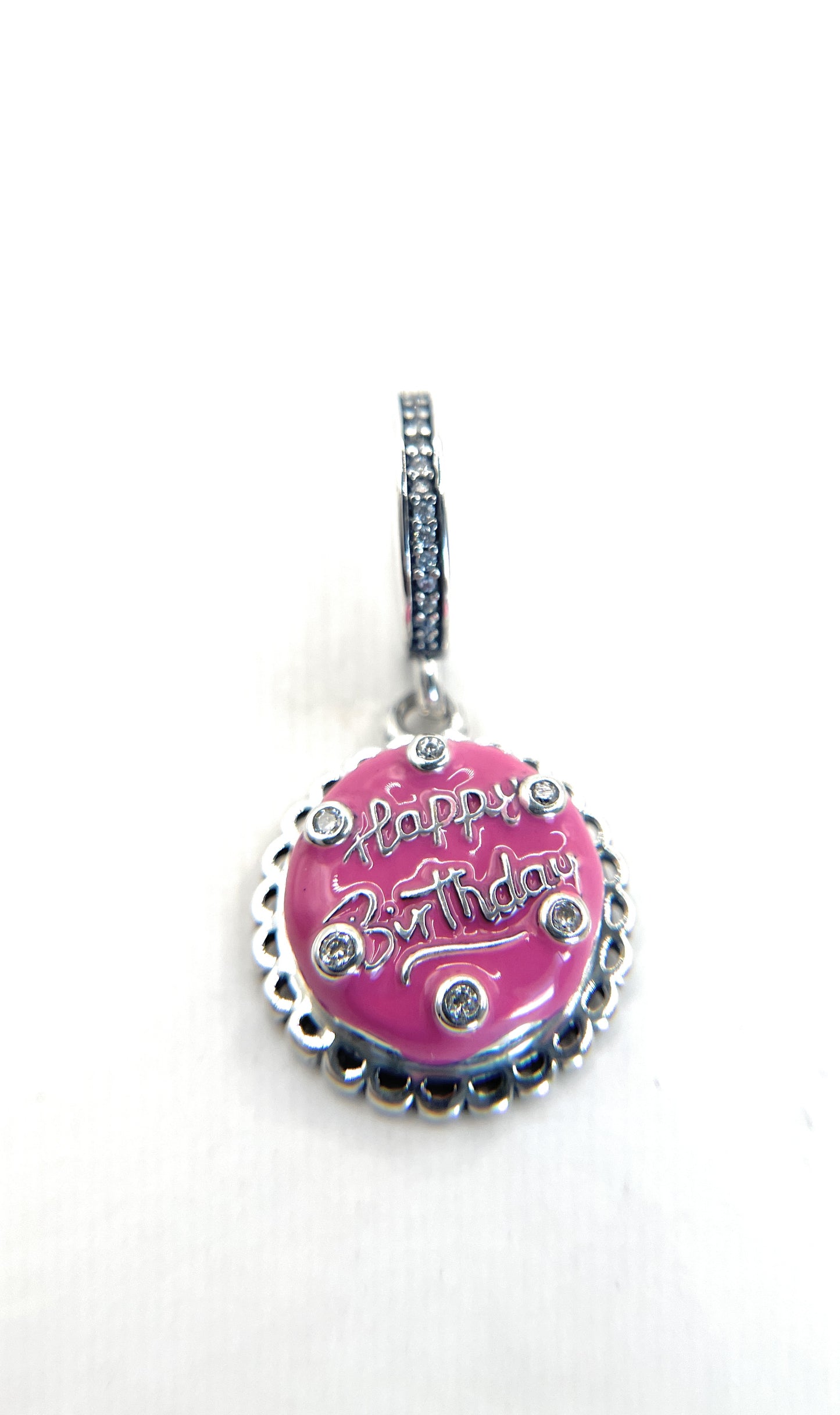 Pandora Charm, Birthday Cake Make A Wish Sterling Silver 925 ALE