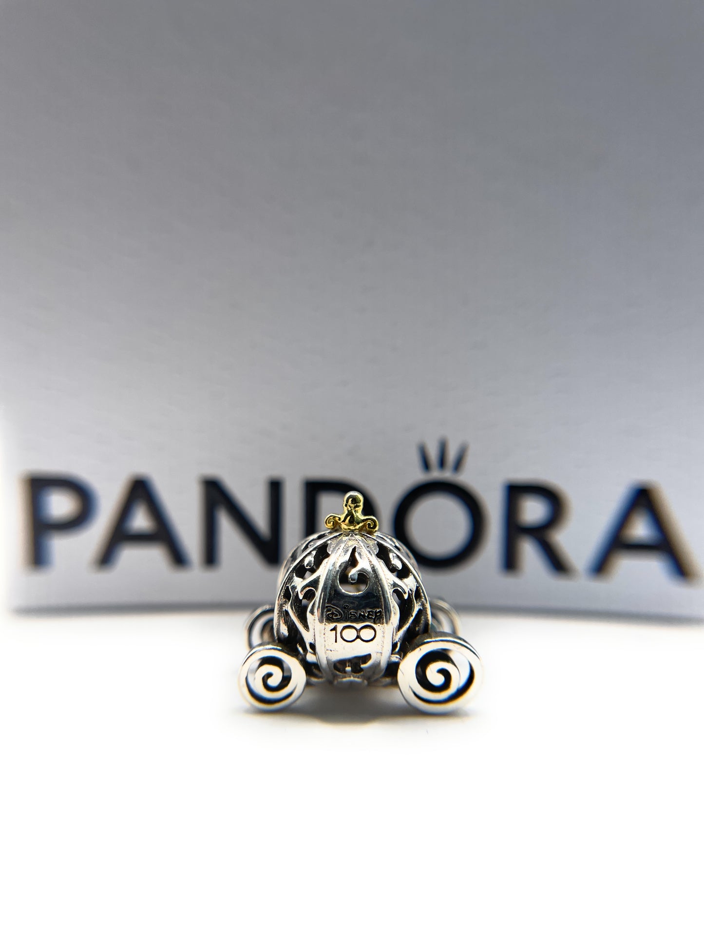Pandora Disney 100th Anniversary Cinderella Enchanted Carriage Charm 925 ALE