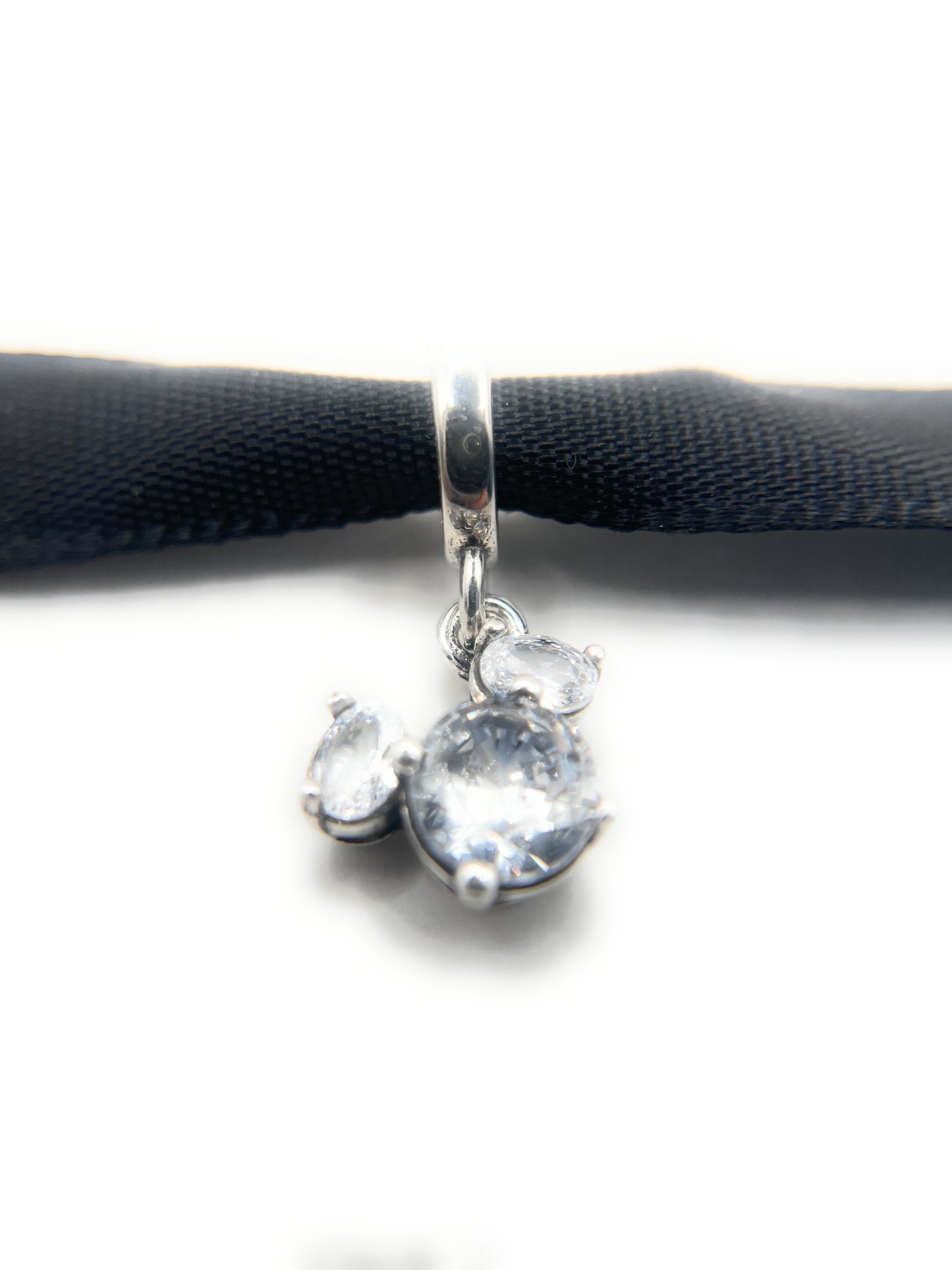 Pandora Disney Mickey Mouse Sparkling Head Silhouette 925 ALE