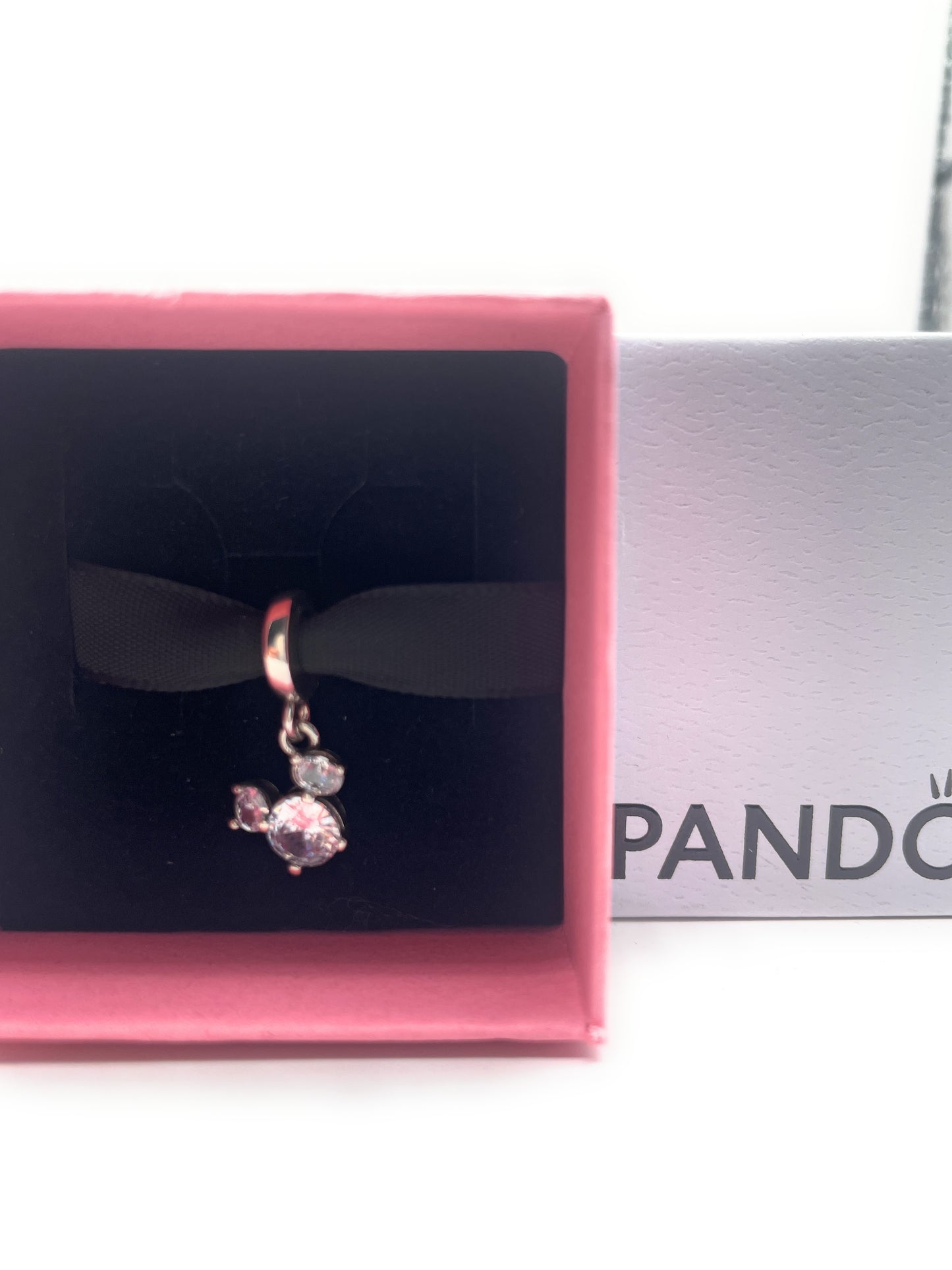 Pandora Disney Mickey Mouse Sparkling Head Silhouette 925 ALE