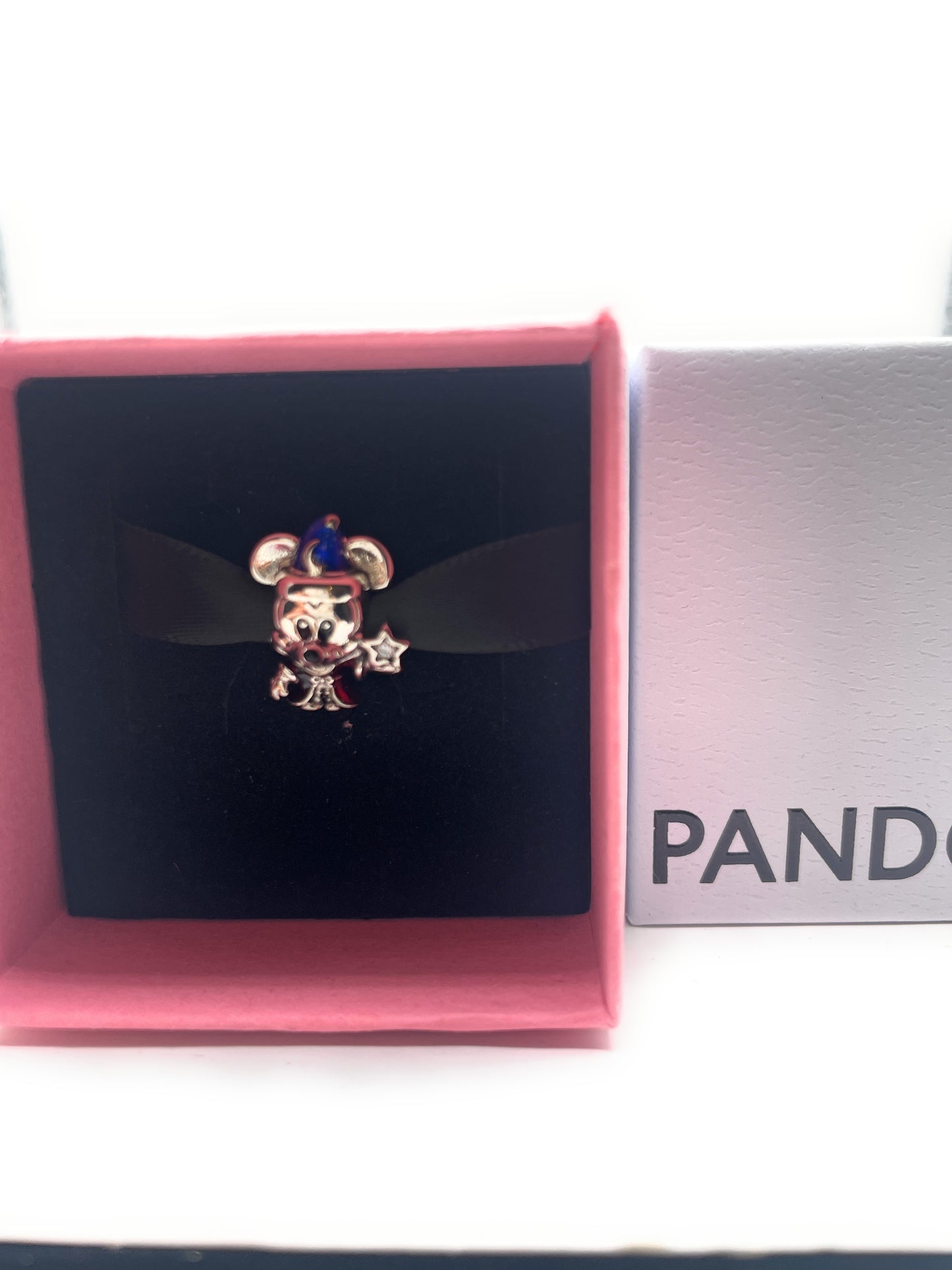 Pandora Disney Sorcerer Apprentice Mickey Charm 925 ALE W Box