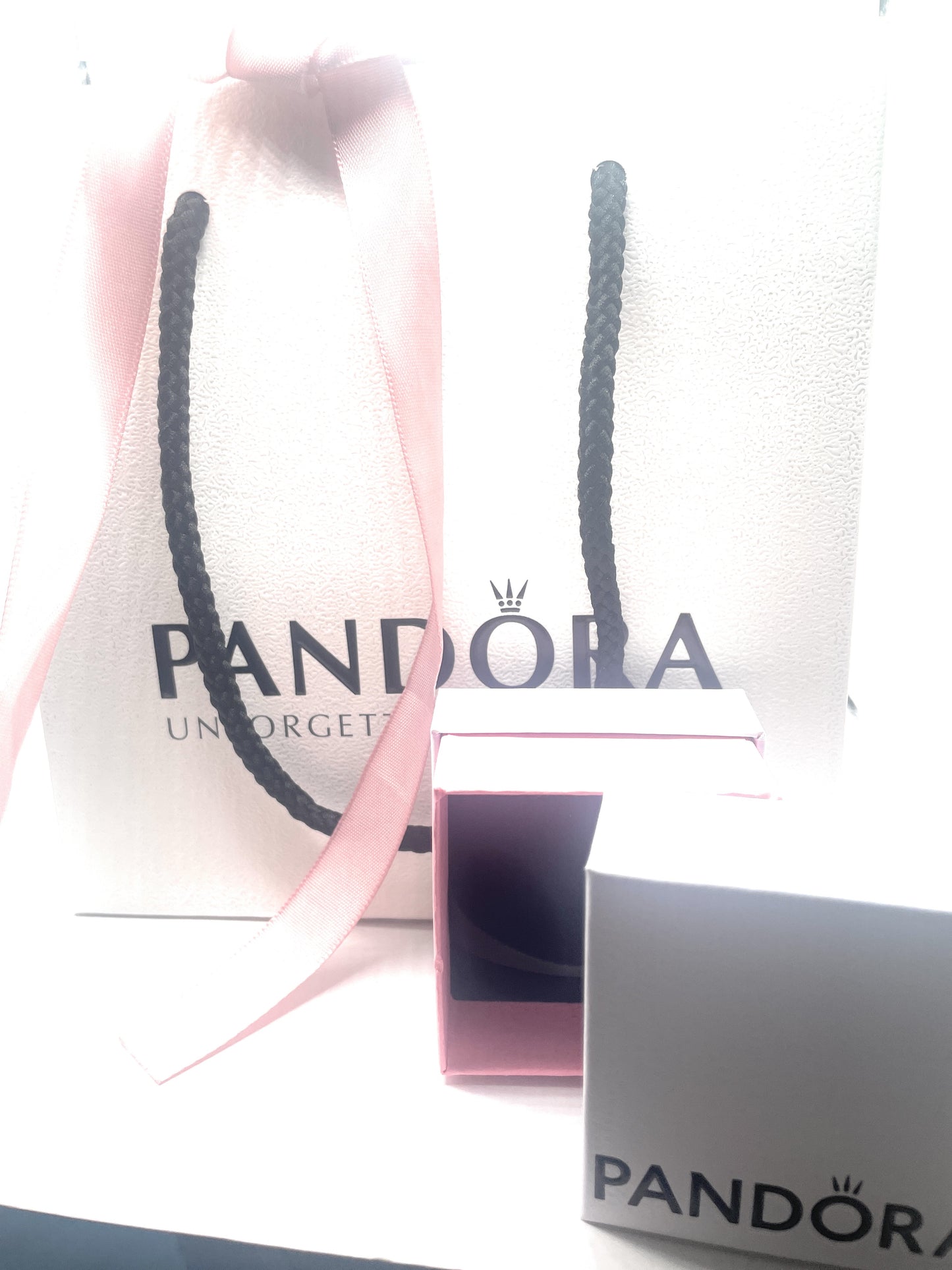 Pandora Forever and Always Soulmate Dangle Charm Gift Box And Bag