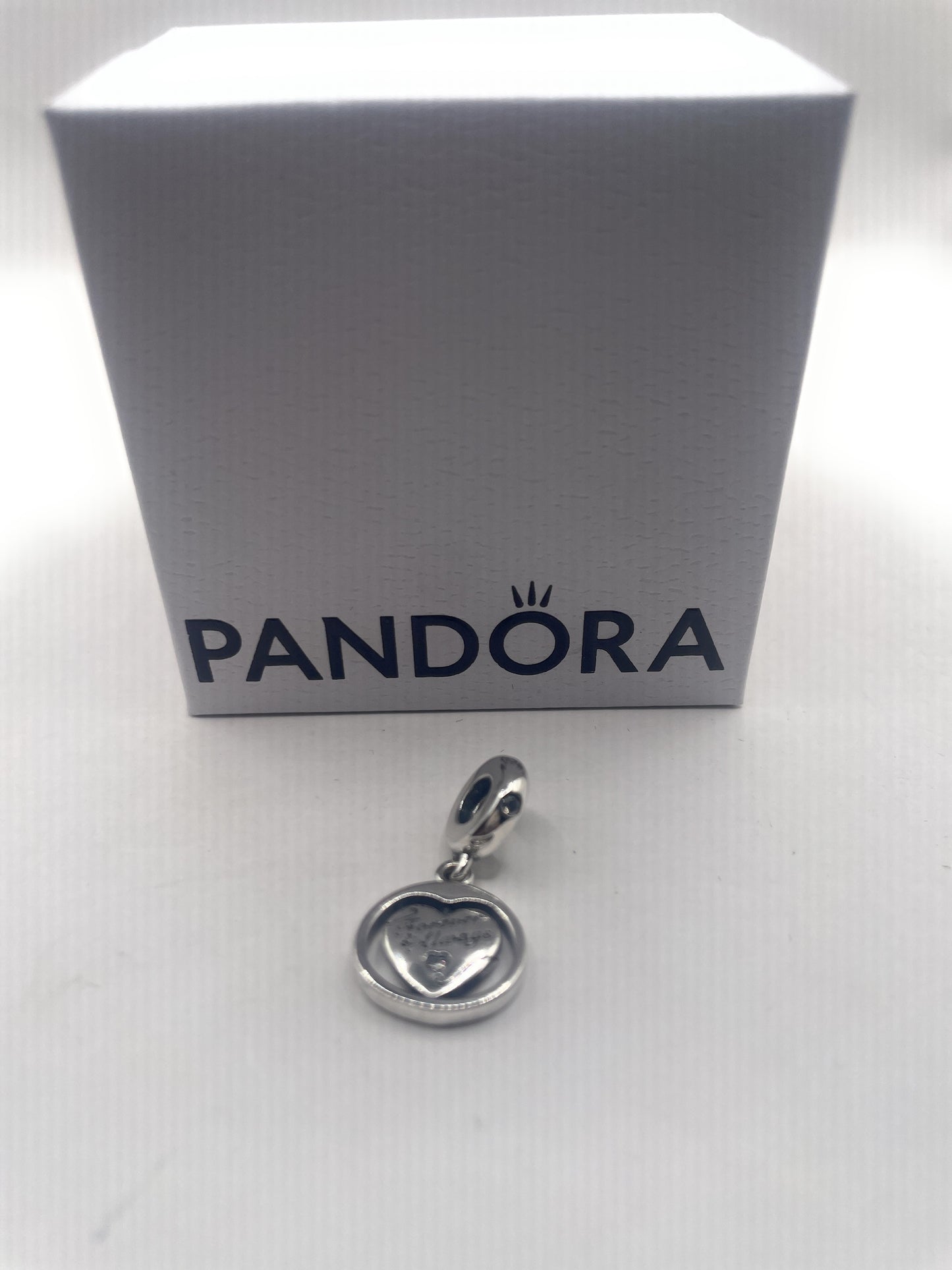 Pandora Forever and Always Soulmate Dangle Charm Gift Box And Bag