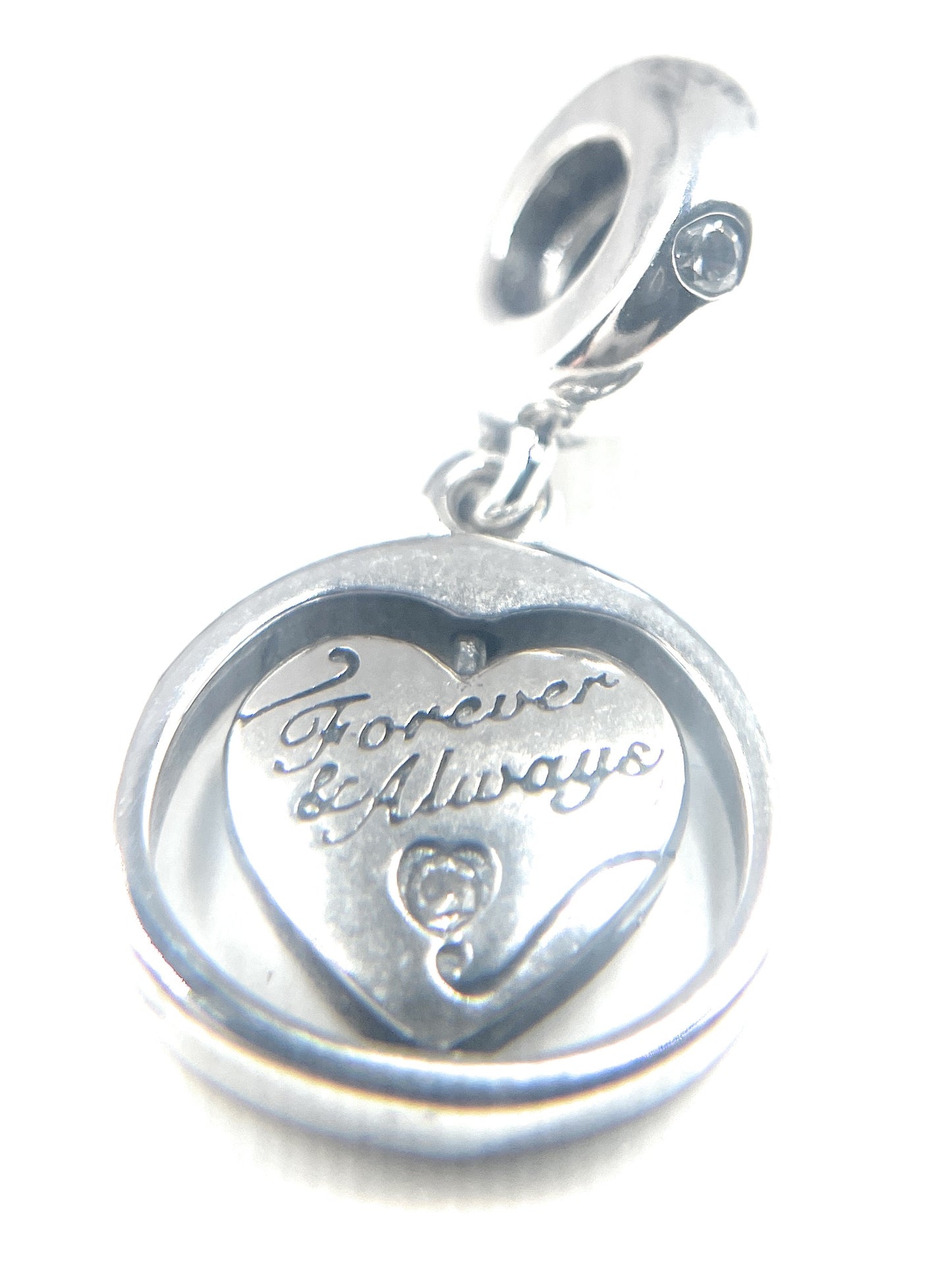 Pandora Forever and Always Soulmate Dangle Charm Gift Box And Bag