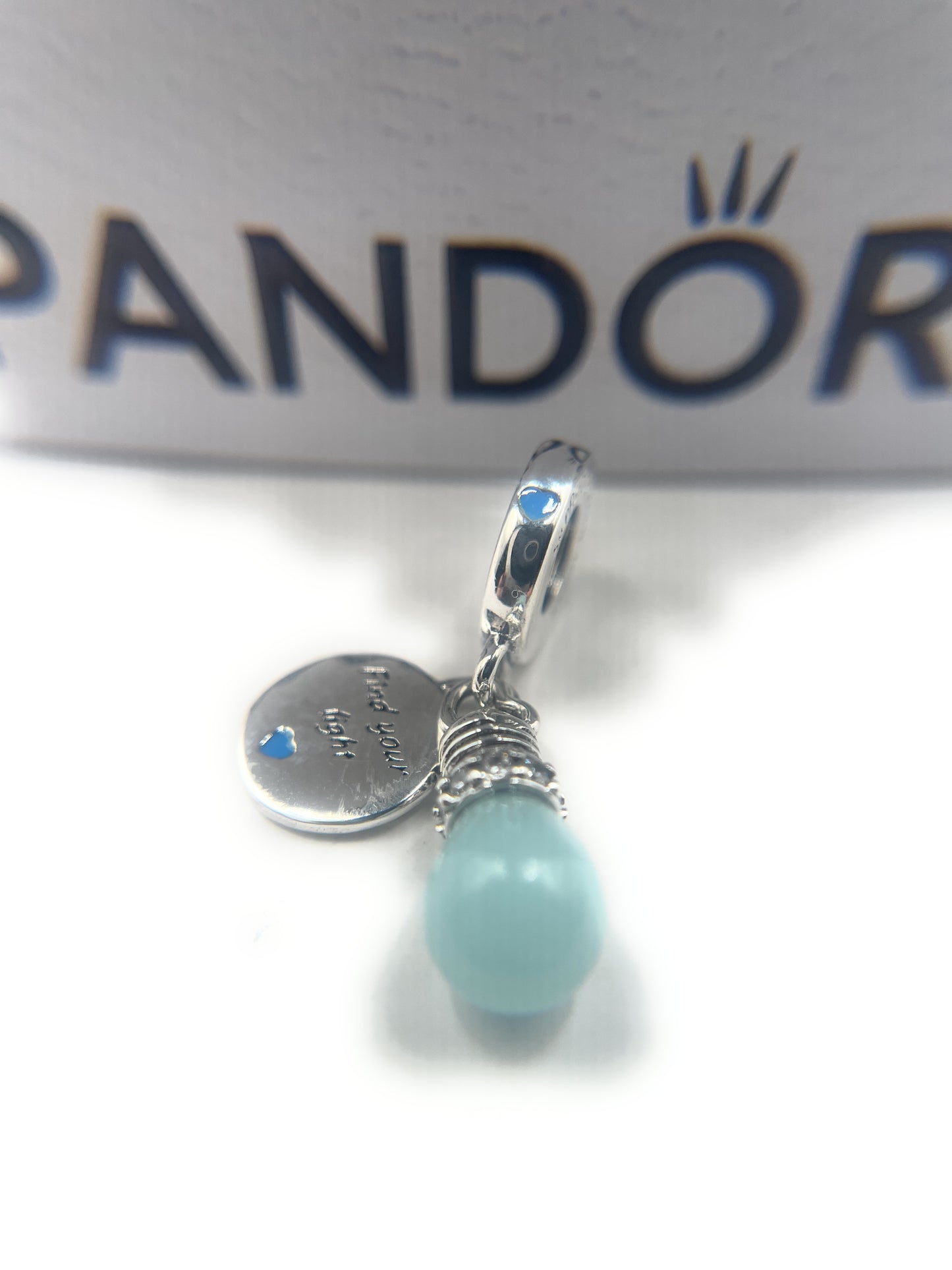 Pandora Find your Light Glow in the dark light bulb Gift Box and Giftbag
