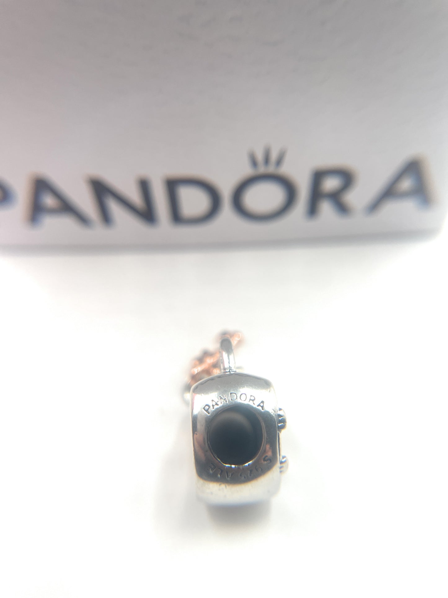 Sterling Silver Pandora, Disney Mickey Minnie Key to My Heart Padlock Charm Box