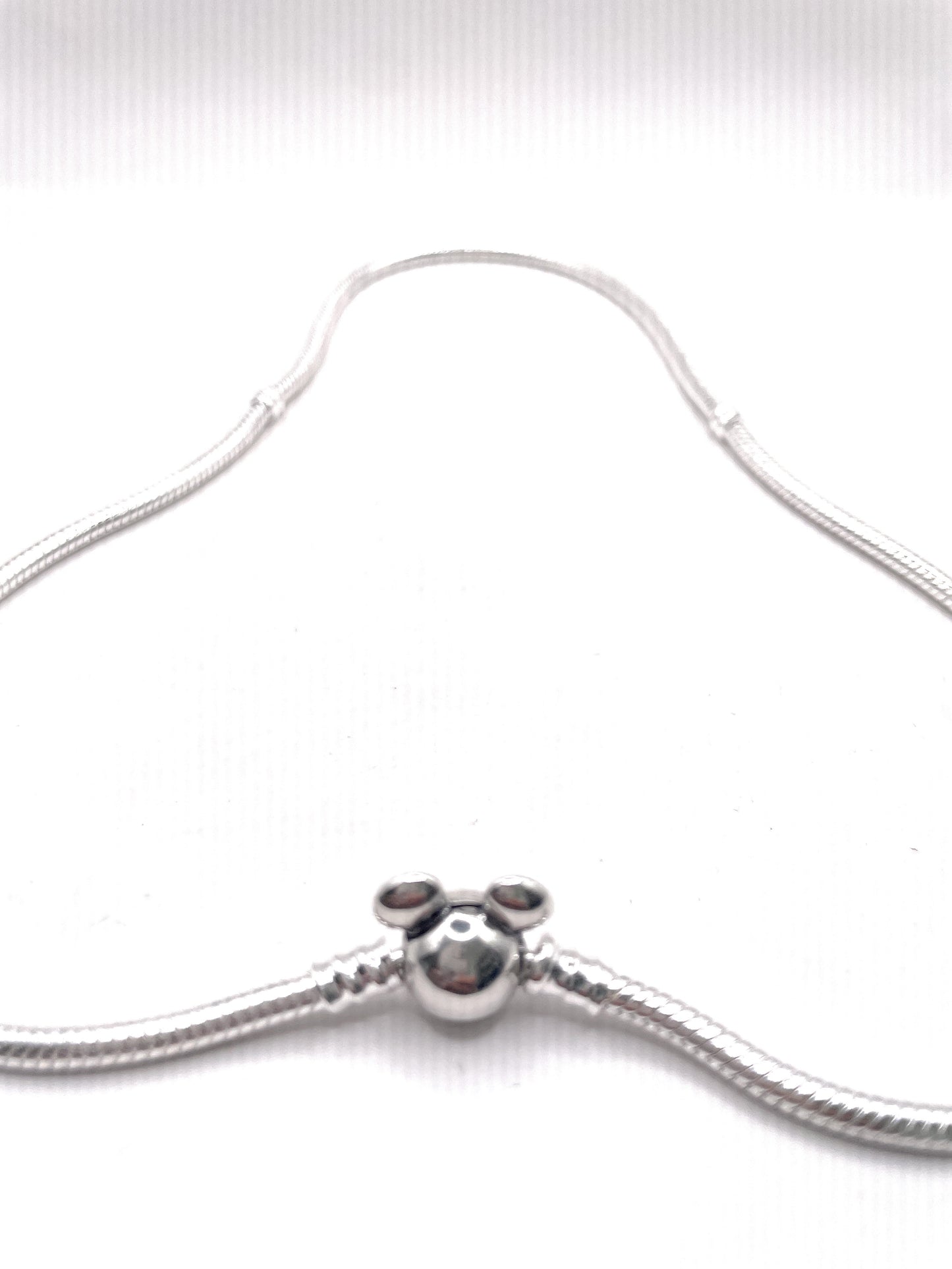 NEW 100% Authentic PANDORA 925 Ale Disney Mickey Mouse Chain Necklace 393529C00