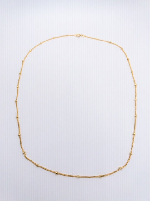 VERMEIL SATELLITE CHAIN NECKLACE