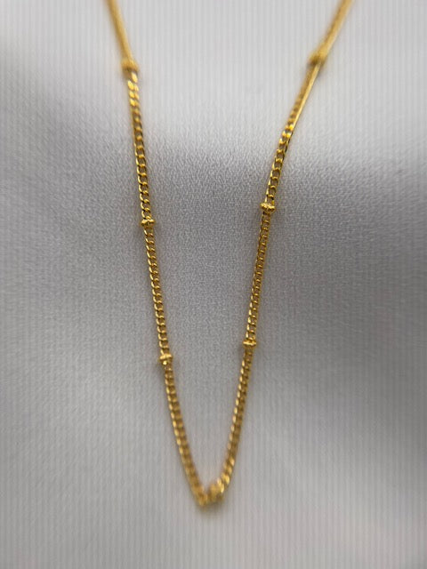 VERMEIL SATELLITE CHAIN NECKLACE